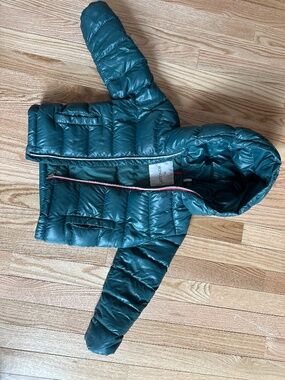 Moncler green winter puffer for 3 years old